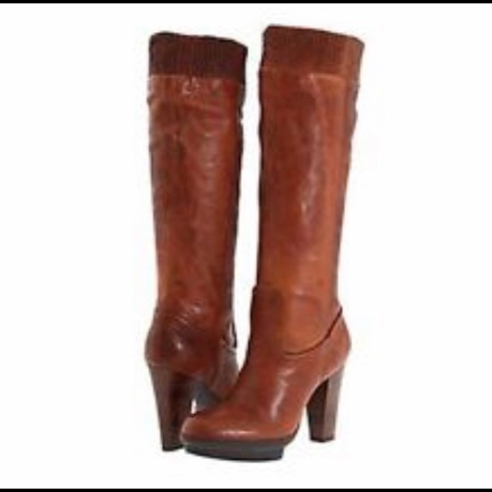 Frye Platform Mimi Scrunch Knee-High Boot